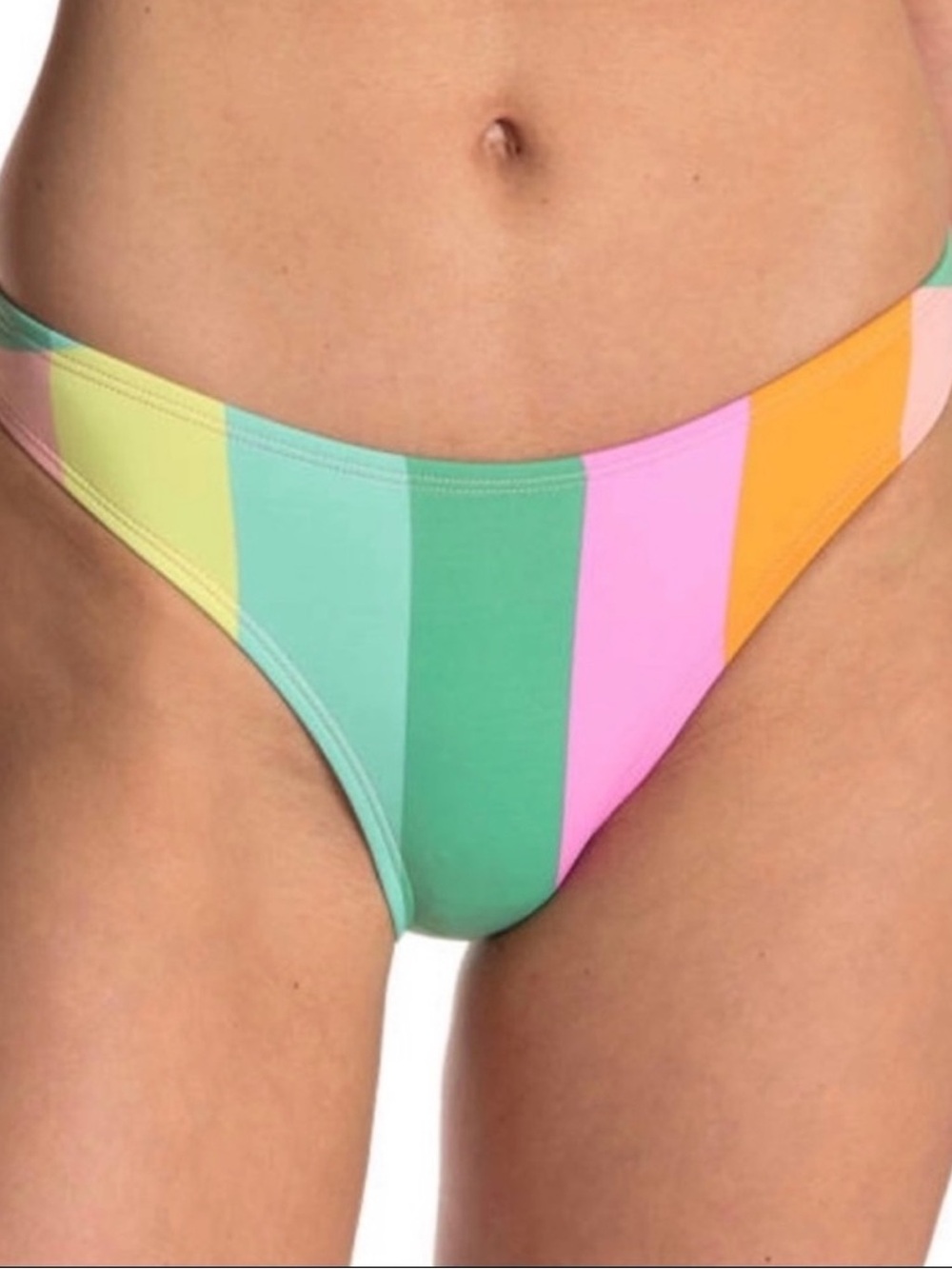 NEW THE BIKINI LAB STRIPED BIKINI BOTTOM